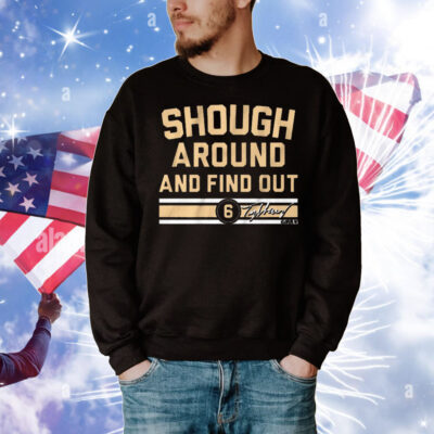 Official Tyler Shough Around and Find Out New Orleans Saints NFL Football Signature T-Shirt