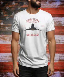 Ohio State Vs Texas Cow Tipping Football Game 2025 Tee Shirt