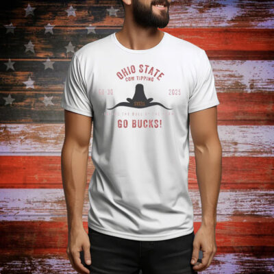 Ohio State Vs Texas Cow Tipping Football Game 2025 Tee Shirt