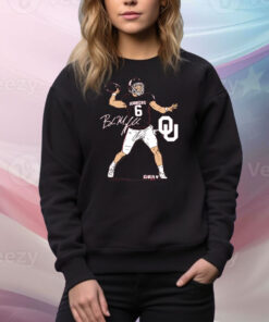 Oklahoma Football Baker Mayfield Superstar Pose Tee Shirt