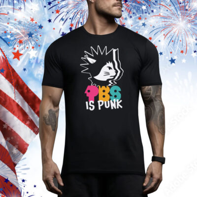 PBS is Punk Cat Tee Shirt