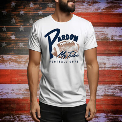 Pardon My Take Football Pocket Tee Shirt
