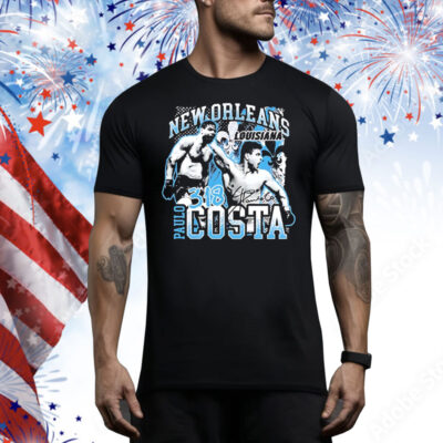 Paulo Costa New Orleans Louisiana 318 Costa Tee Shirt