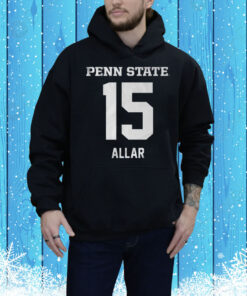 Penn State Football Drew Allar 15 Tee Shirt