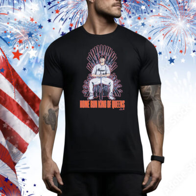 Pete Alonso Home Run King of Queens Tee Shirt
