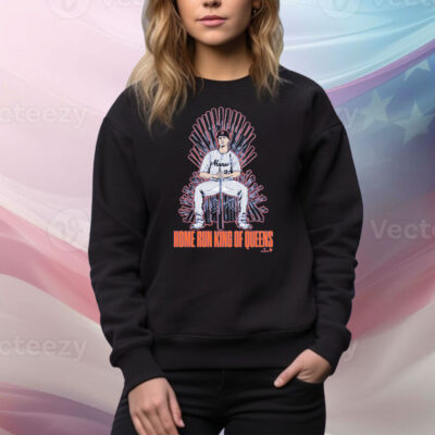 Pete Alonso Home Run King of Queens Tee Shirt