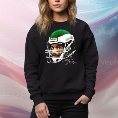 Randall Cunningham Philadelphia Eagles watercolor art big head Tee Shirt