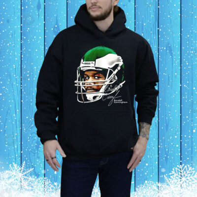 Randall Cunningham Philadelphia Eagles watercolor art big head Tee Shirt
