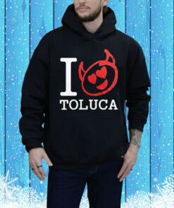 Red Devils I Love Deportivo Toluca F.C. Tee Shirt