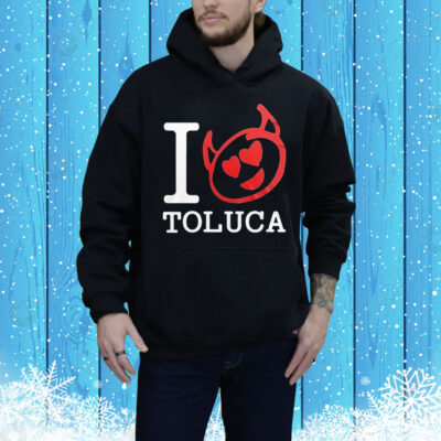 Red Devils I Love Deportivo Toluca F.C. Tee Shirt