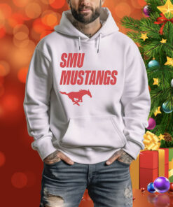 SMU Mustangs Logo & Wordmark Tee Shirt
