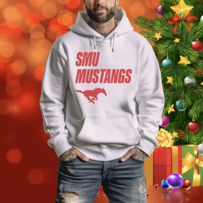 SMU Mustangs Logo & Wordmark Tee Shirt