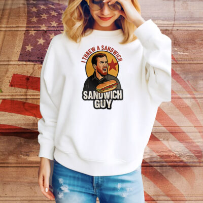 Sandwich Guy I Throw Sandwiches Not People Tee Shirt