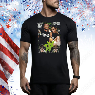 Shawn Michaels and Triple H WWE D-Generation X Two Words Tee Shirt
