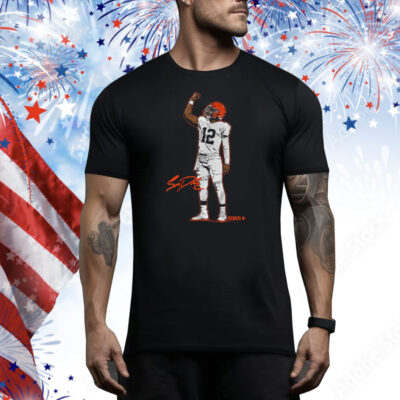 Shedeur Sanders Superstar Pose Tee Shirt