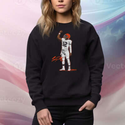 Shedeur Sanders Superstar Pose Tee Shirt