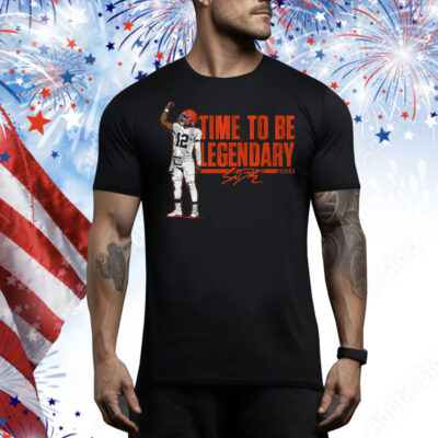 Shedeur Sanders Time To Be Legendary Tee Shirt