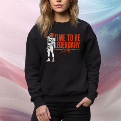 Shedeur Sanders Time To Be Legendary Tee Shirt