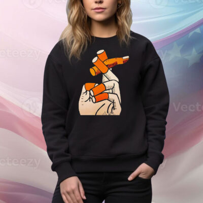 Smoking cigarette fingers Tee Shirt