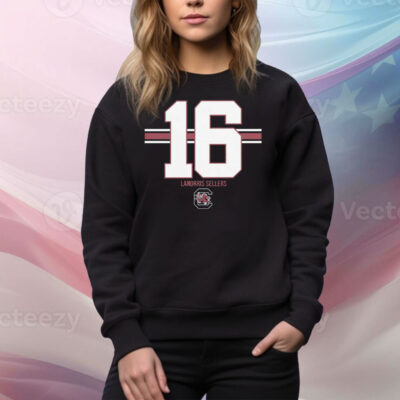 South Carolina Football LaNorris Sellers Name Number Stripe Tee Shirt
