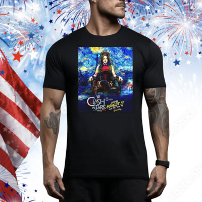 Stephanie Vaquer Clash in Paris France WWE Starry Night Tee Shirt