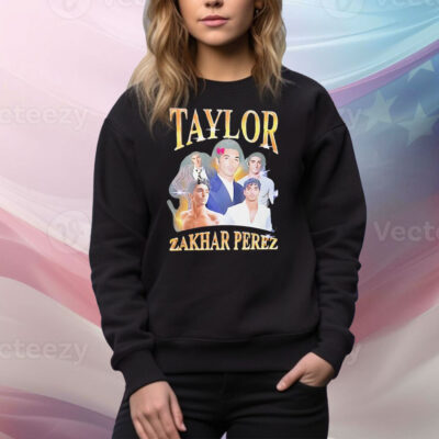 Taylor Zakhar Perez Red White and Royal Blue Tee Shirt