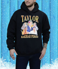 Taylor Zakhar Perez Red White and Royal Blue Tee Shirt
