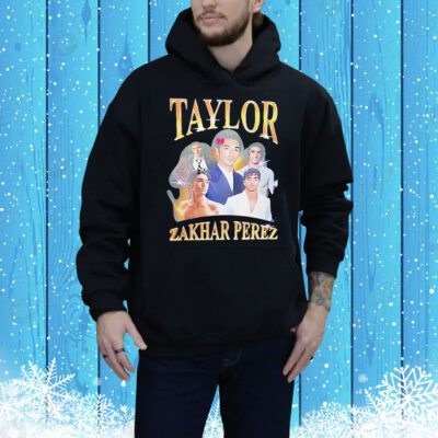 Taylor Zakhar Perez Red White and Royal Blue Tee Shirt