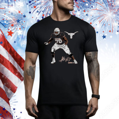 Texas Football Kelvin Banks Superstar Pose Tee Shirt