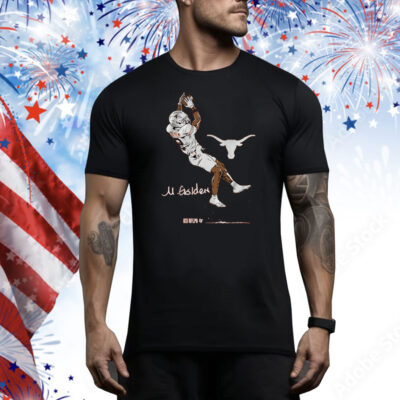 Texas Football Matthew Golden Superstar Pose Tee Shirt