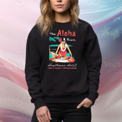 The Aloha Room Heathman Hotel Park At Salmon Portland Oregon Tee Shirt