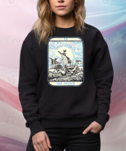 The Voyage The Going Merry ship One Piece Tarot card Tee Shirt