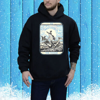 The Voyage The Going Merry ship One Piece Tarot card Tee Shirt