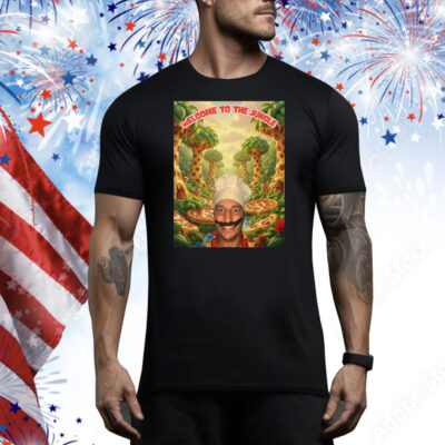Tony Pepperoni Welcome To The Jungle Pizza Tee Shirt