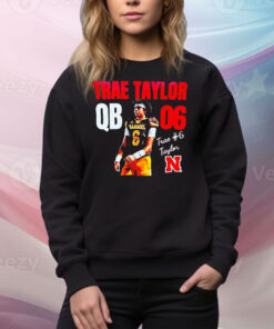 Trae Taylor Nebraska Cornhuskers QB 6 Tee Shirt