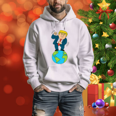 Trump Dancing On Top Of The World Tee Shirt