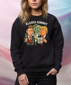 Trump and Putin Alaska Summit make Alaska warm again 2025 Tee Shirt