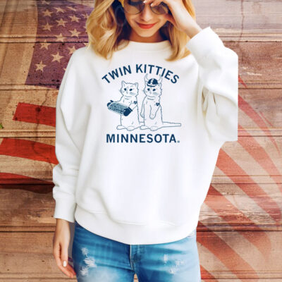 Twin Kitties Tee Shirt