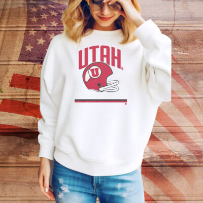 Utah Football Vintage Helmet Tee Shirt