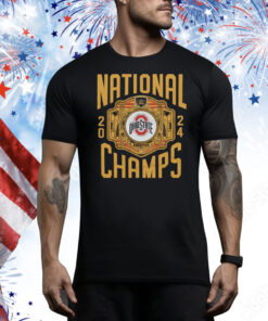 WWE x Ohio State National Champs 2024 Tee Shirt