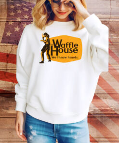 Waffle House We Throw Hands Tee Shirt