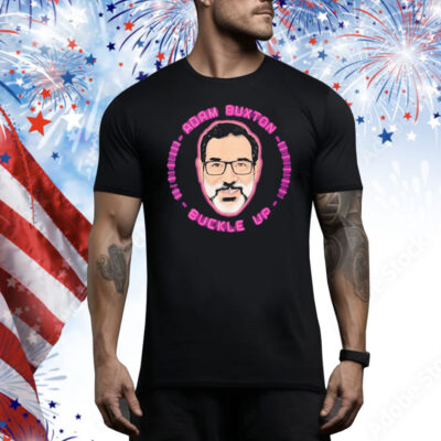 Adam Buxton Buckle Up Big Head Tee Shirt