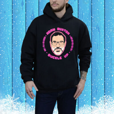 Adam Buxton Buckle Up Big Head Tee Shirt