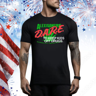 Alexisonfire Dare To Keep Kids Off Drugs Tee Shirt