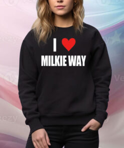 Angry Things For Sad People I Love Milkie Way Tee Shirt
