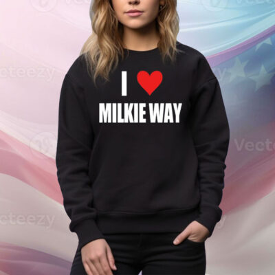 Angry Things For Sad People I Love Milkie Way Tee Shirt