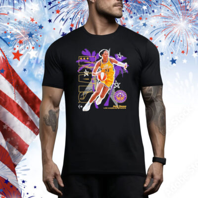 Azurá Stevens Slam X Los Angeles Sparks WNBA Tee Shirt