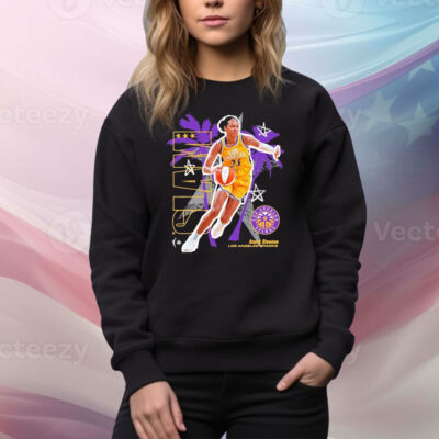Azurá Stevens Slam X Los Angeles Sparks WNBA Tee Shirt