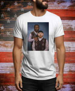 Caleb Rogers wearing Step Brothers Tee Shirt
