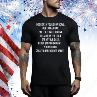 Create Shareholder Value Tee Shirt